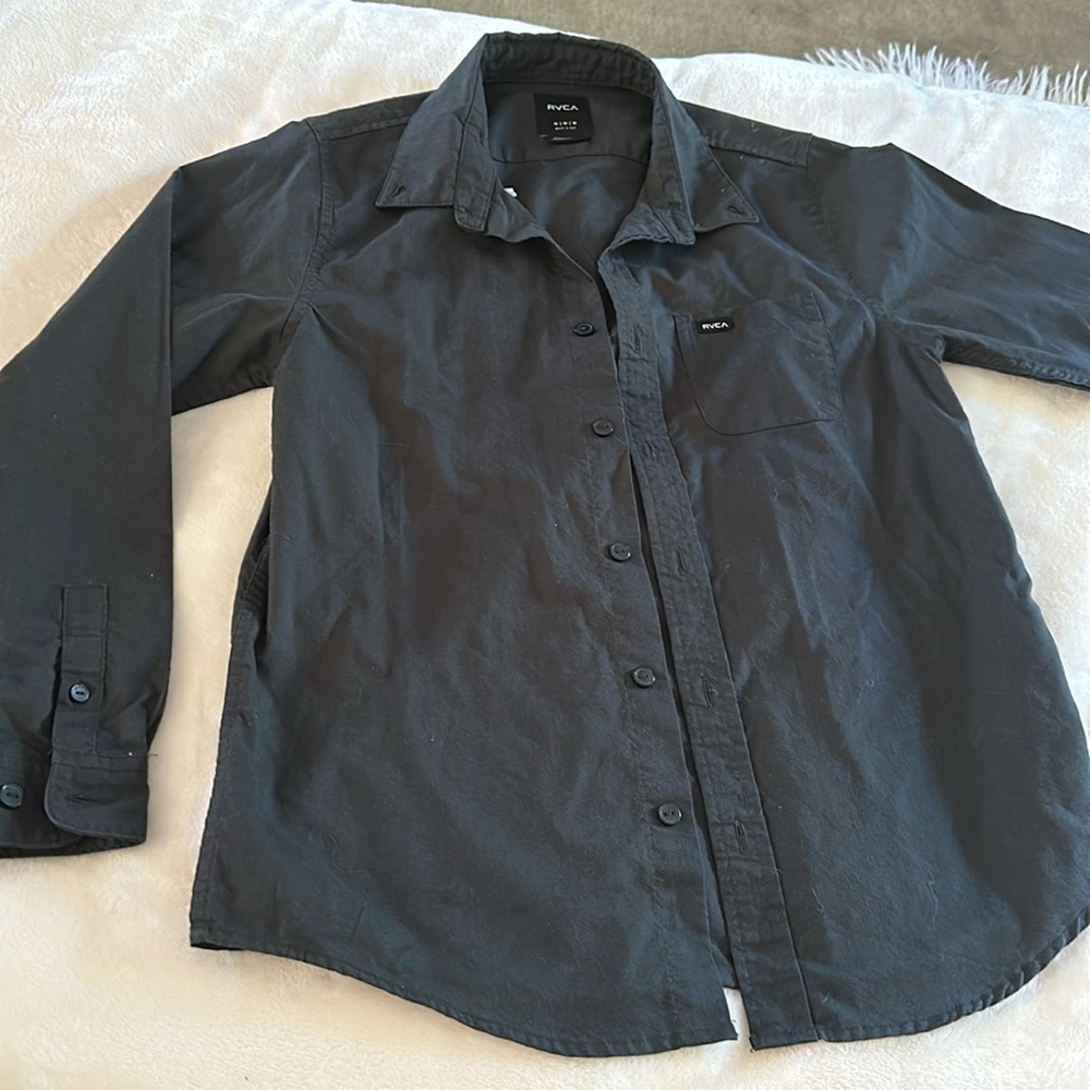 RVCA charcoal medium long sleeve